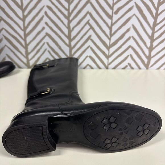 Naturalizer Jamison N5 Comfort Leather Black Knee High Tall Boots Size 9M - Picture 6 of 8